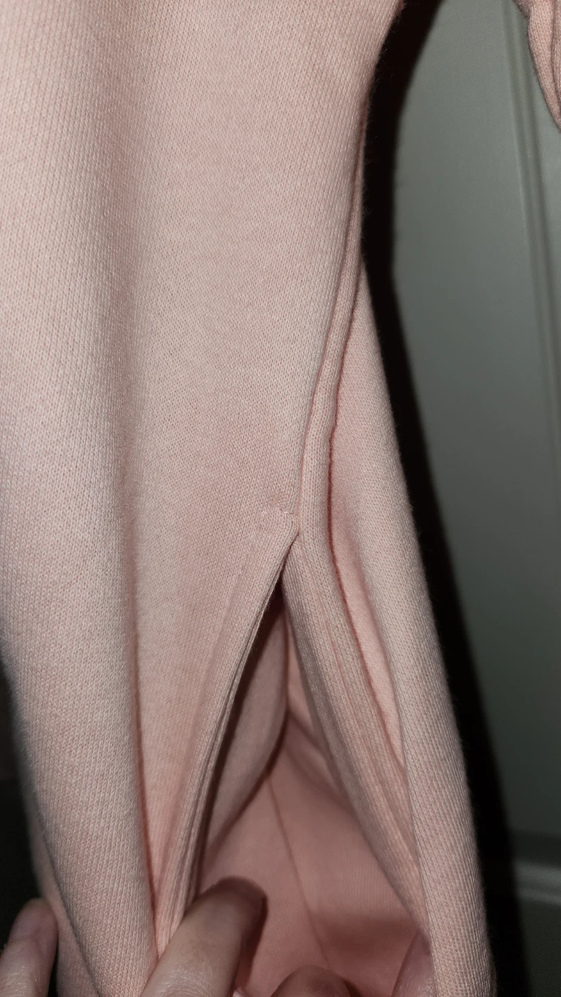 Light pink quarter-zip sweatshirt - photo 3