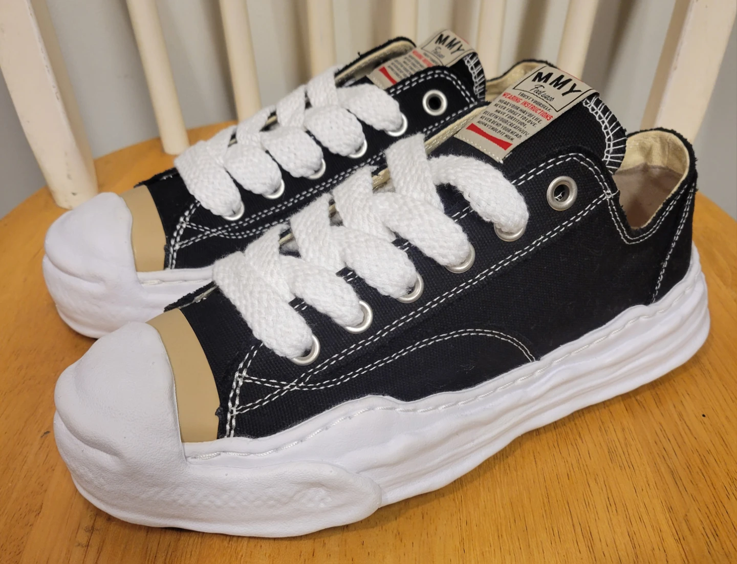 Maison Mihara Yasuhiro HANK Canvas sneakers Women Sz 39 8 - photo 2