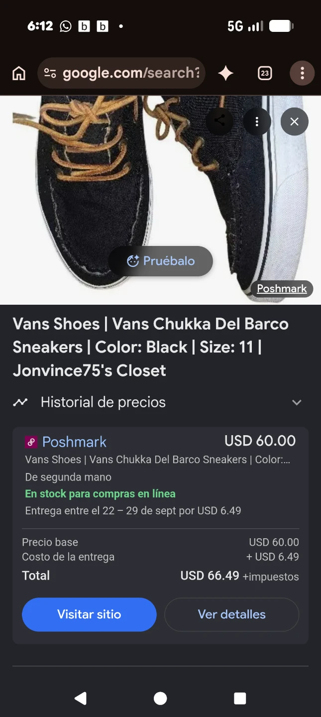 🏈Vans California Chukka Del Barco Sneakers Black Size 11.5