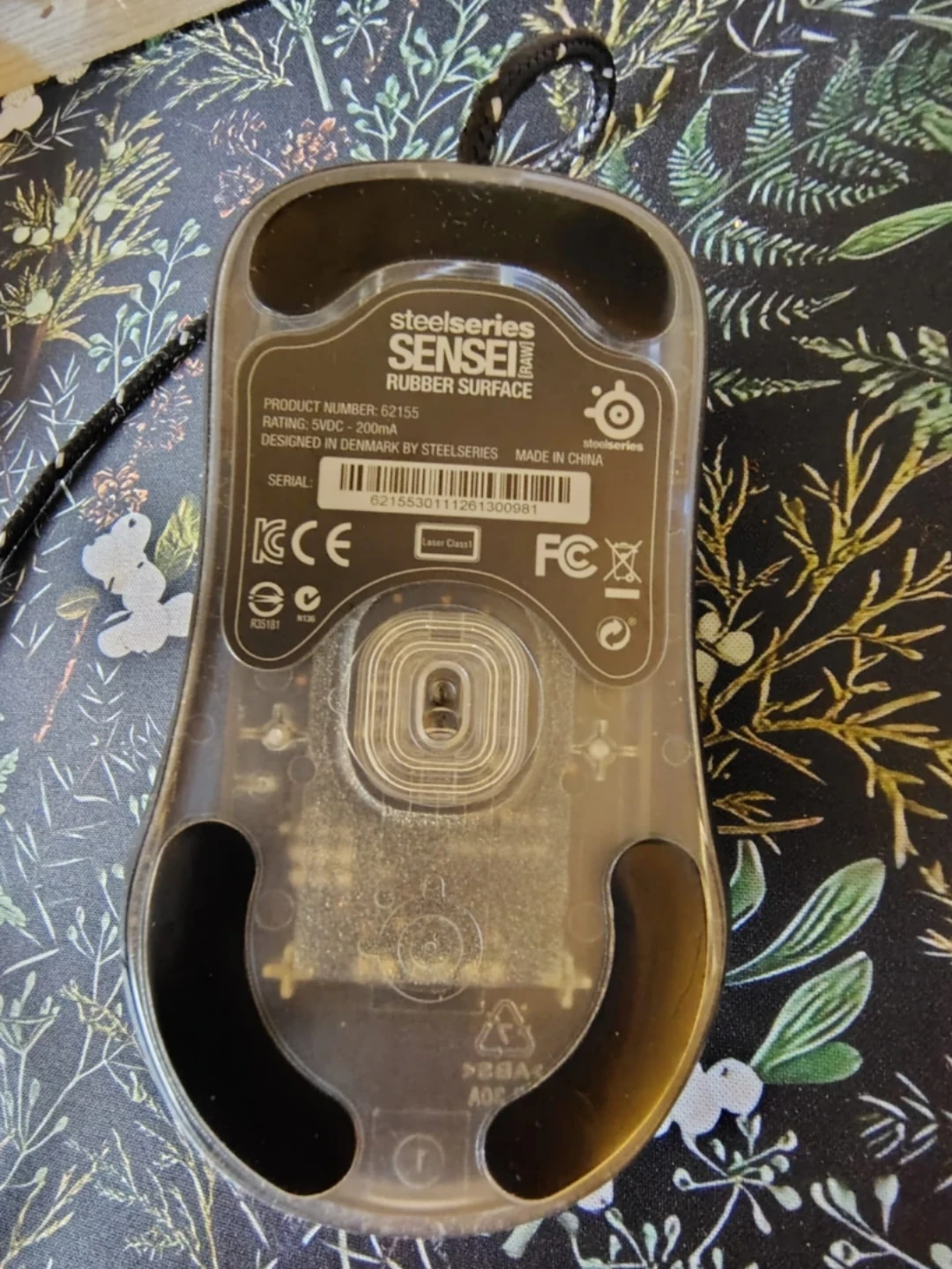SteelSeries Sensei Raw Rubber Surface Gaming Mouse - photo 3