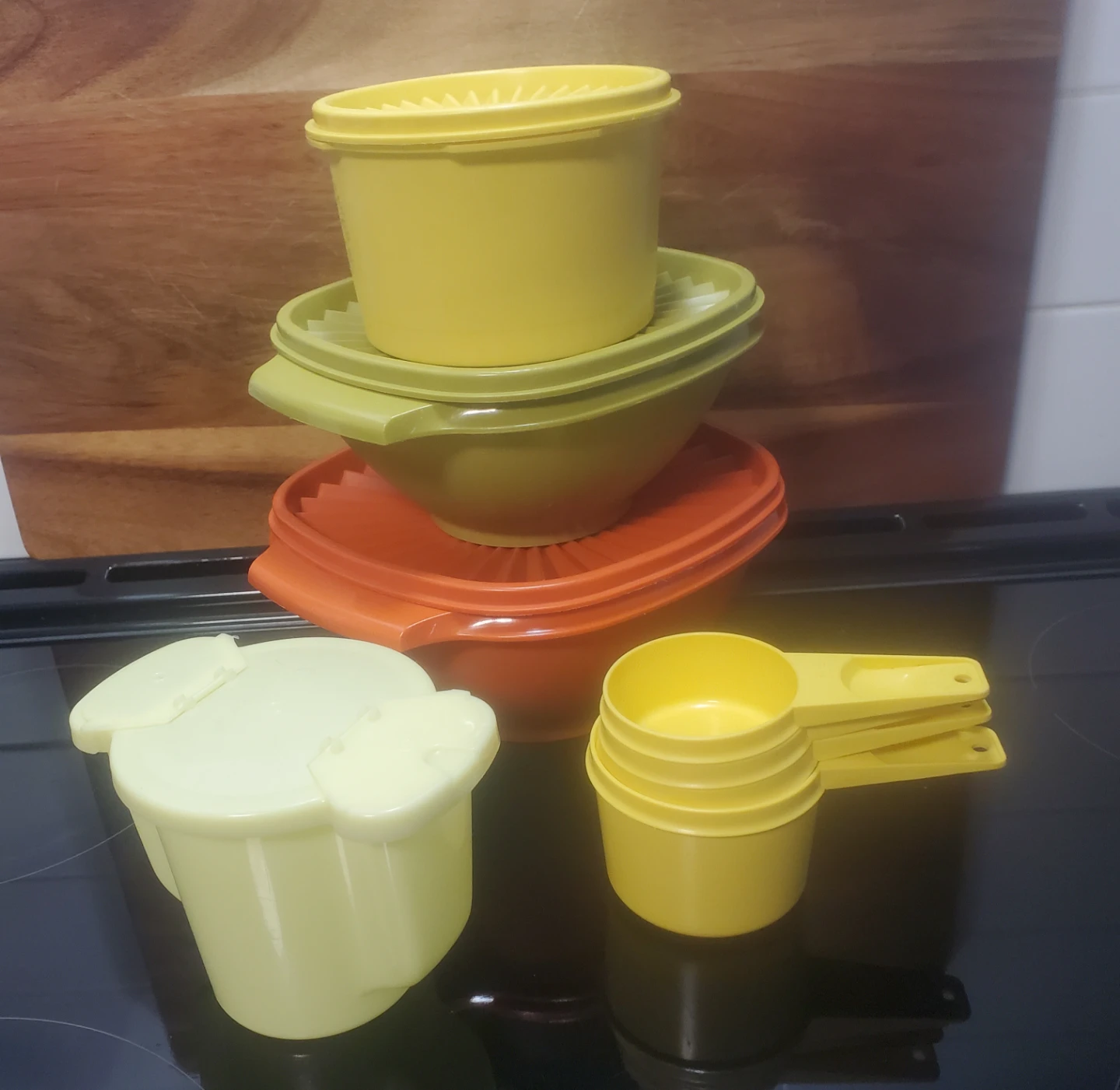 Vintage Tupperware Food Storage Container Set