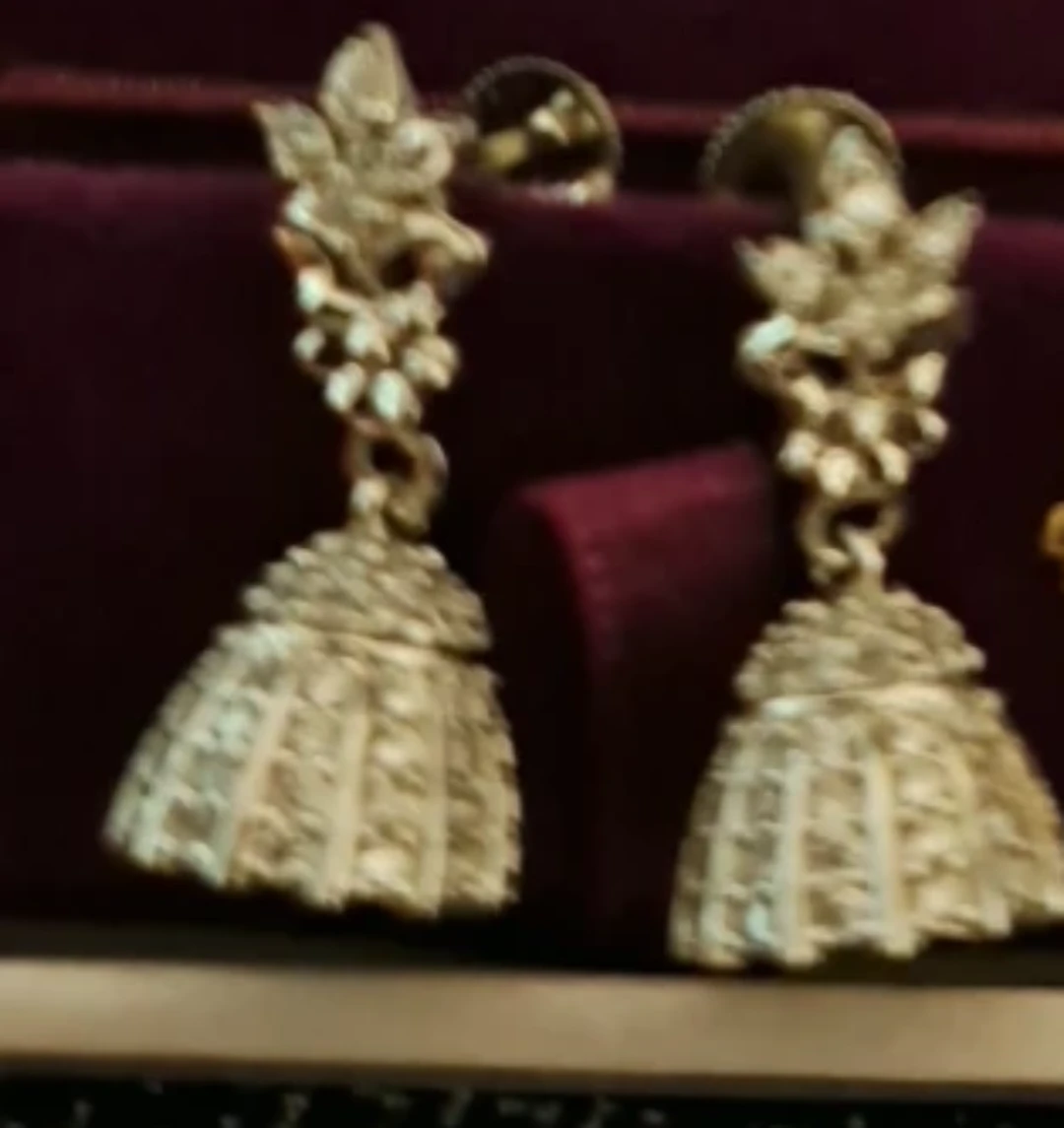 925 Silver Jhumka Earrings - photo 2