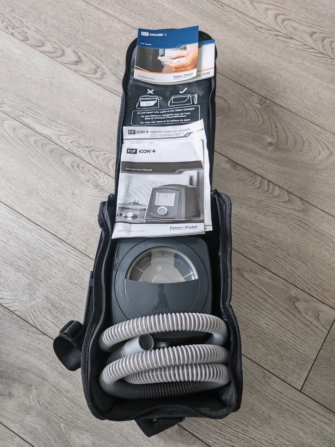 Fisher & Paykel ICON+ Auto CPAP Machine – Complete Set - photo 3
