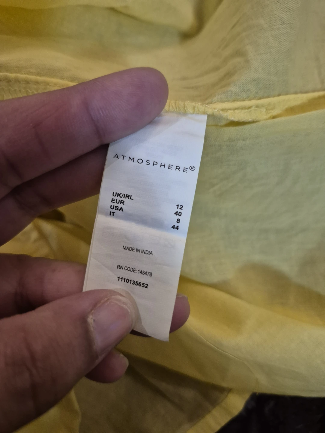 Atmosphere Yellow Bardot Top - photo 5