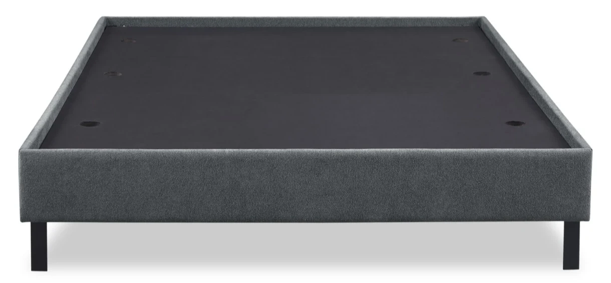 Upholstered Platform Bed frame with slats - Queen