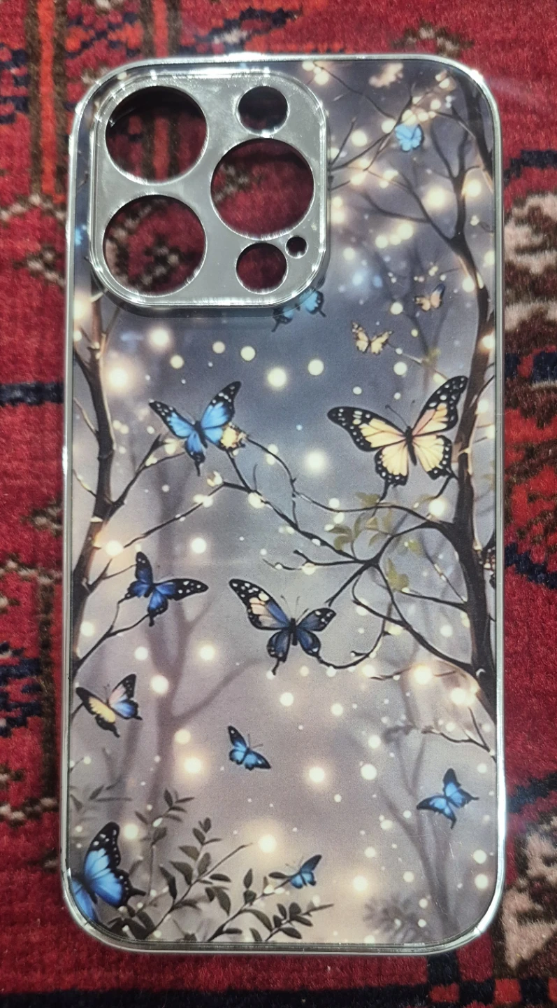 iPhone 16 Pro butterfly design case