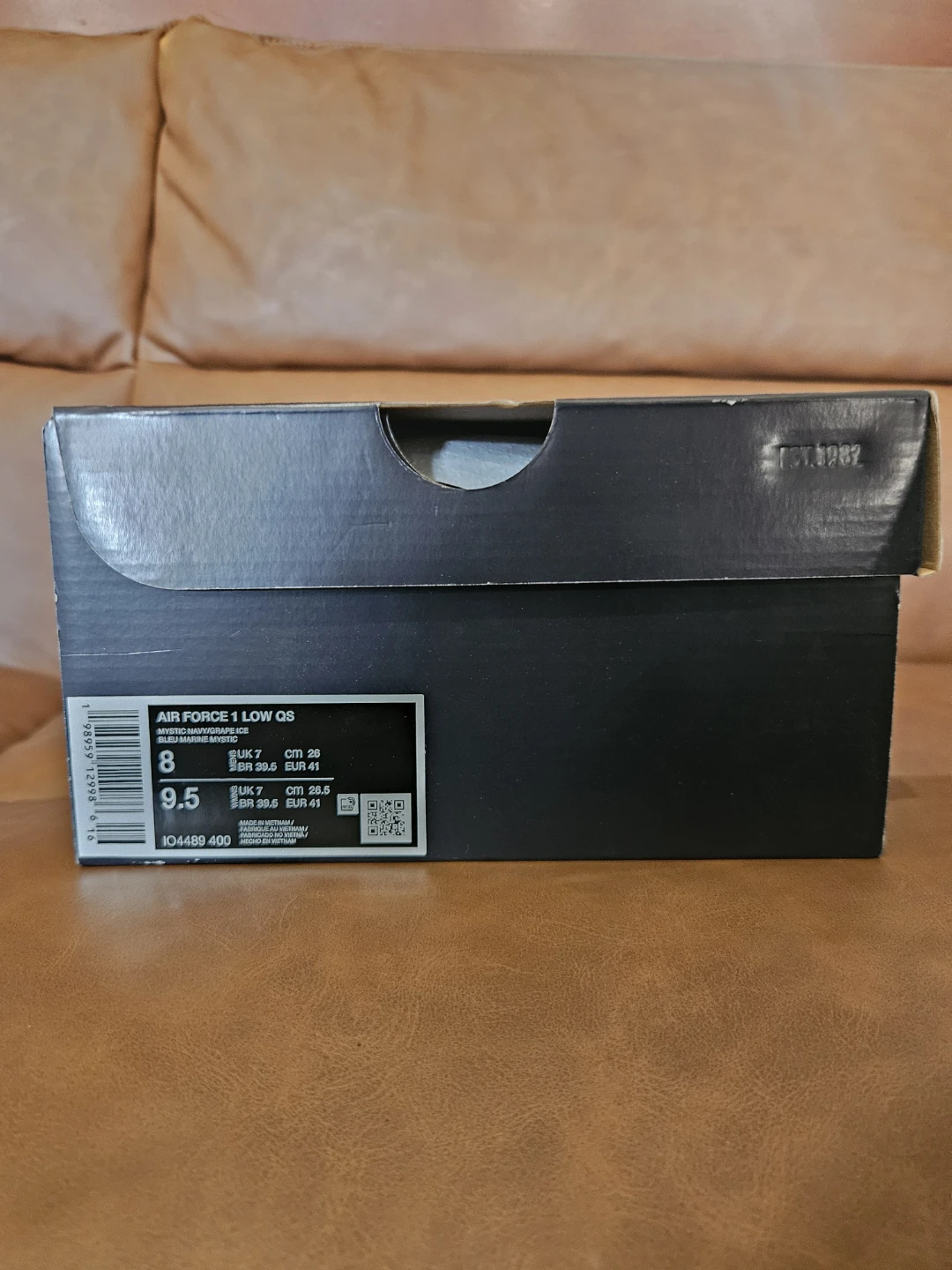 Nike Air Force 1 Low QS Mystic Navy/Grape Ice - photo 2