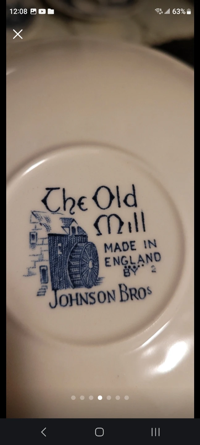 Johnson Bros The Old Mill Tea Cup and Saucer Set - photo 4