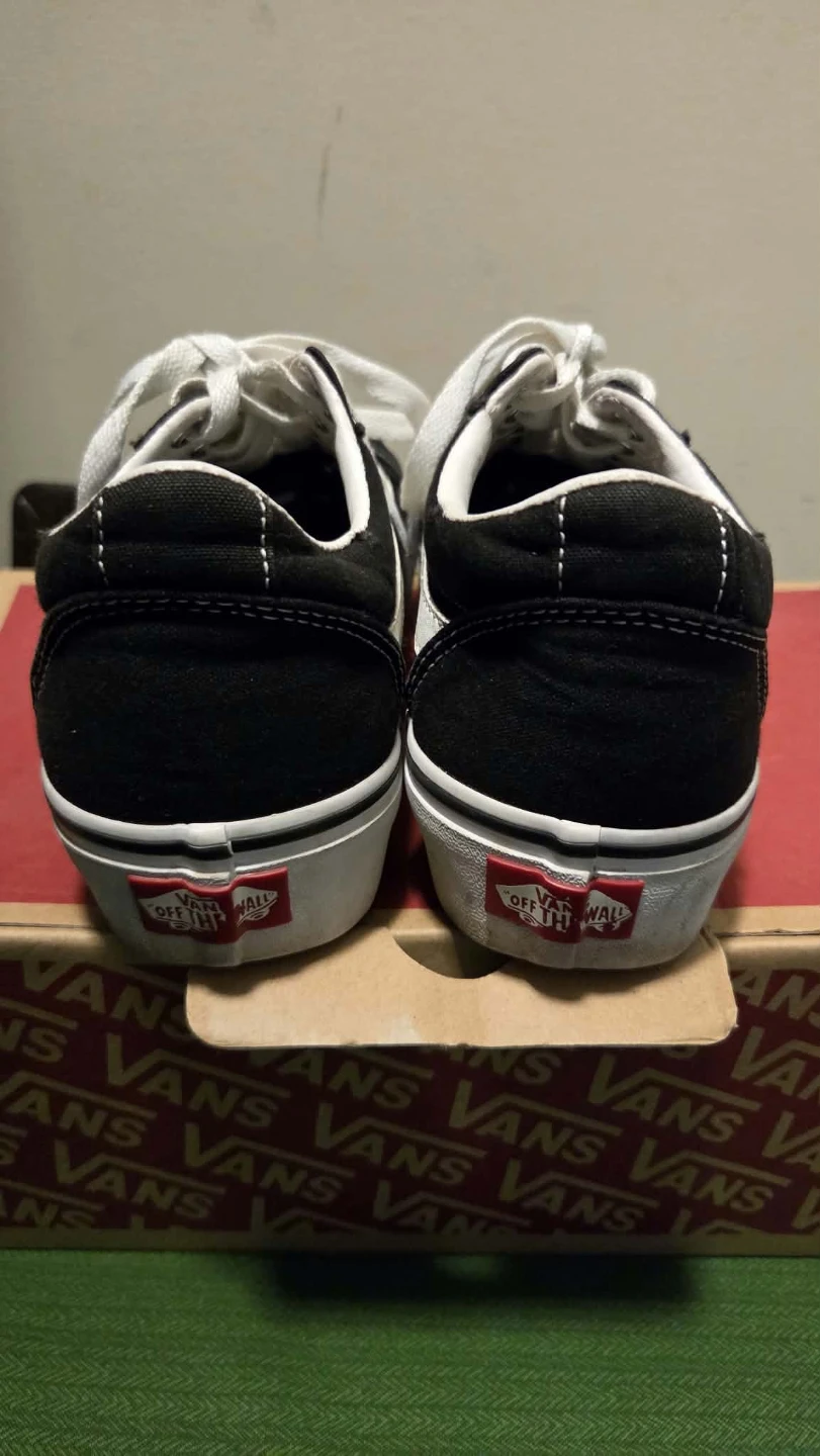 Vans Ward Sneakers Black White Size 8 - photo 2