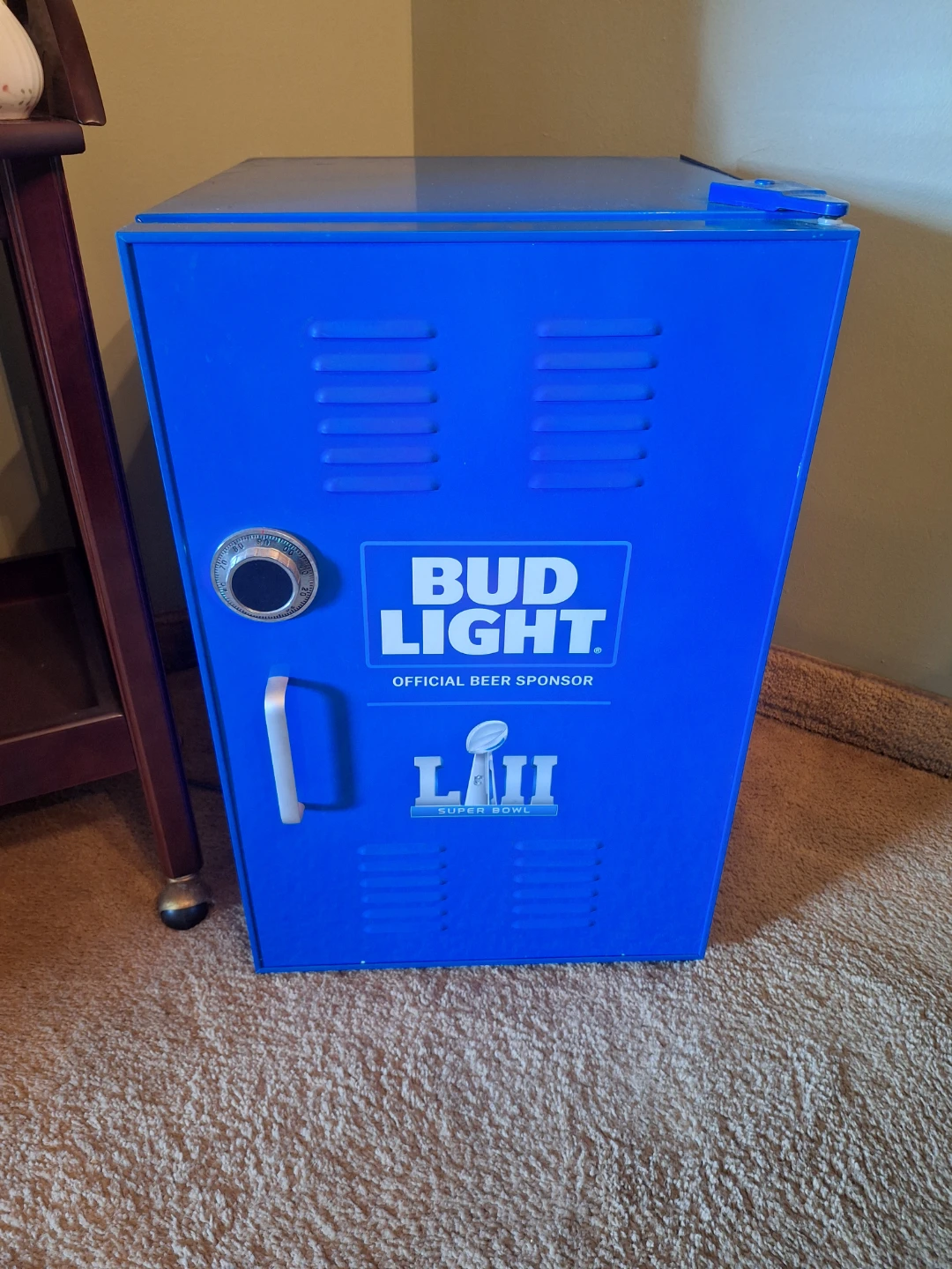 Bud Light Super Bowl LII Mini Fridge