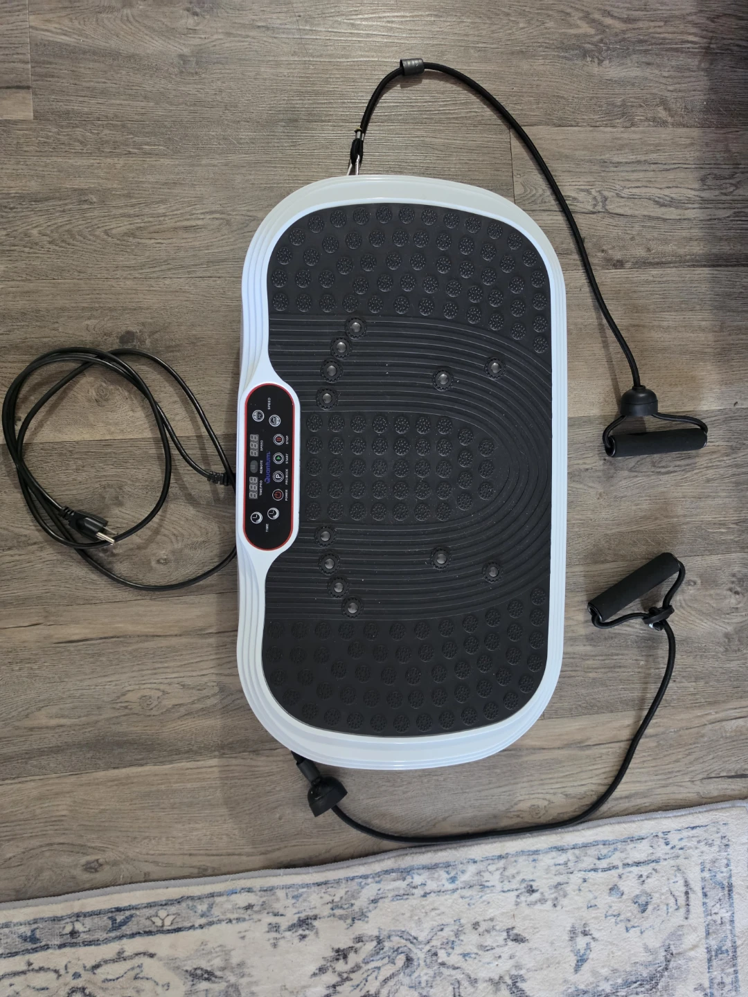 Quantum Vibration Plate Machine with Resistance Bands