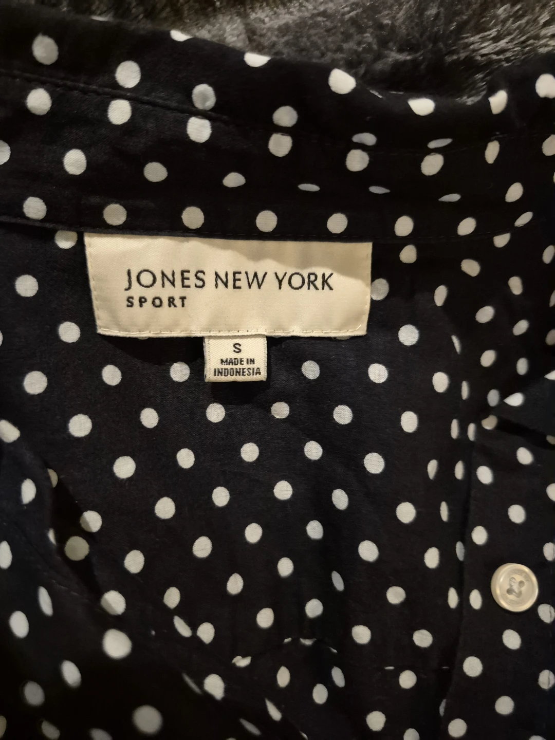 Jones New York Sport Polka Dot Shirt