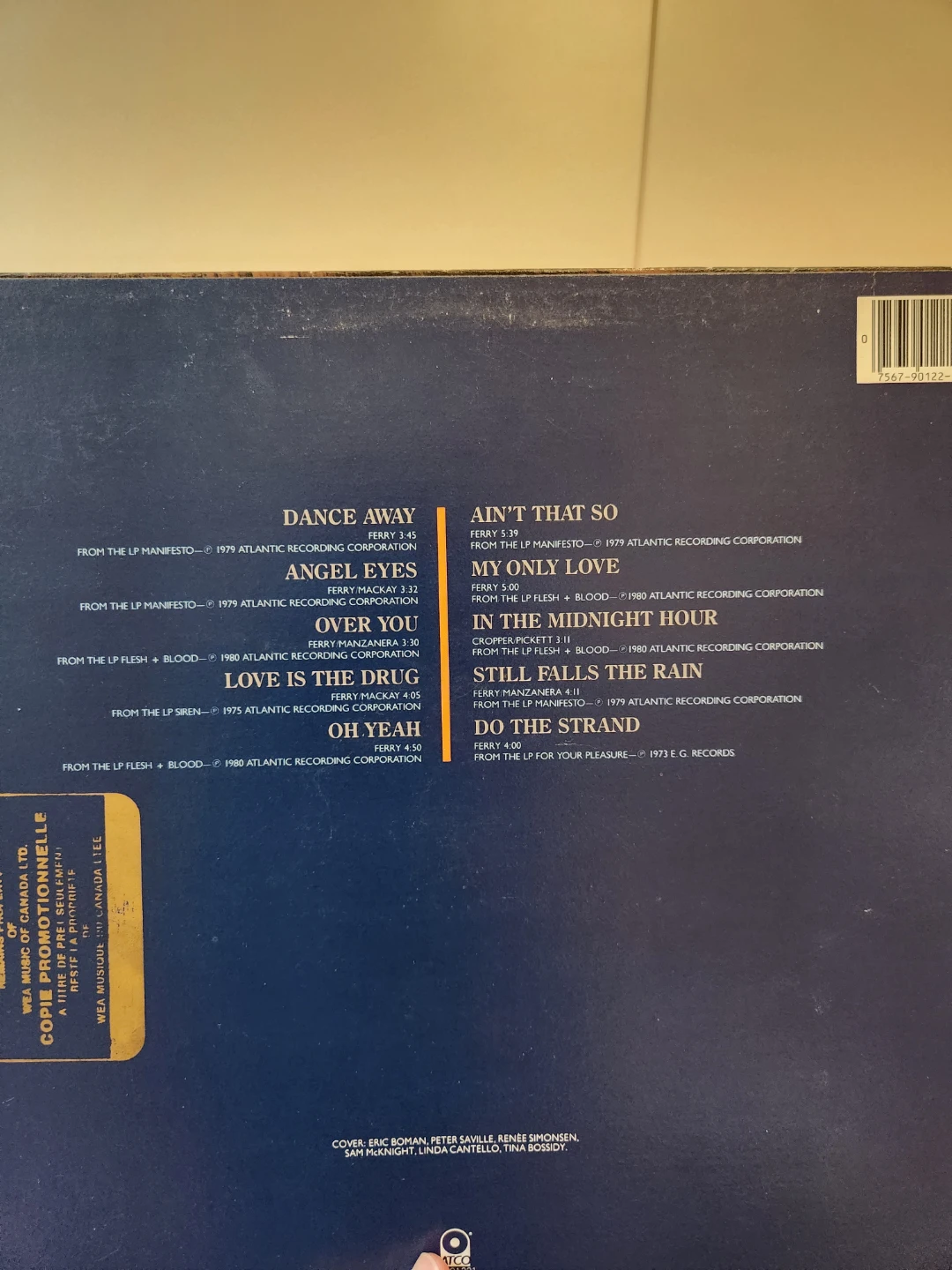 Vintage record: Roxy Music - The Atlantic Years 1973-1980 - photo 2