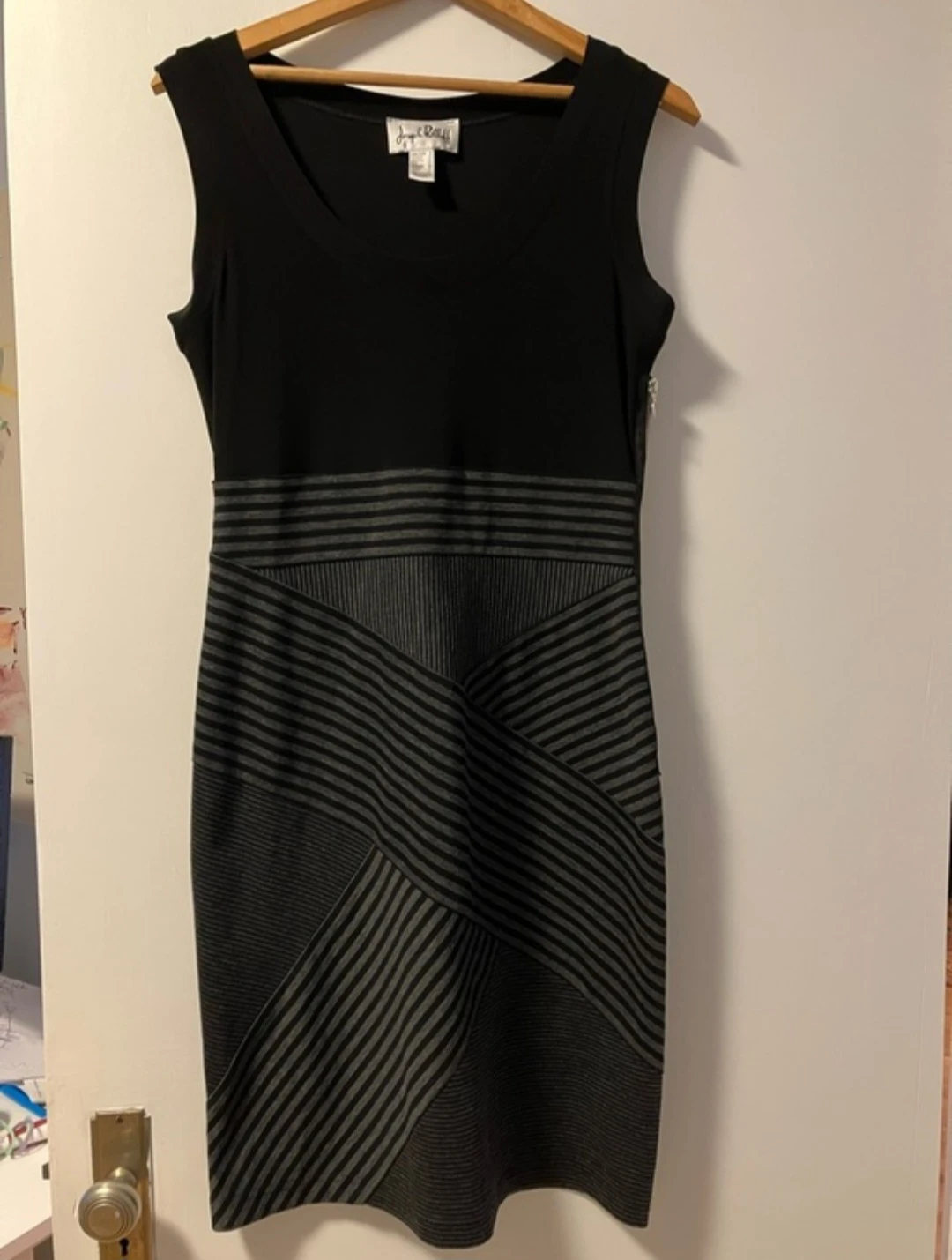 Joseph Ribkoff midi dress with stripes size 8 - photo 2