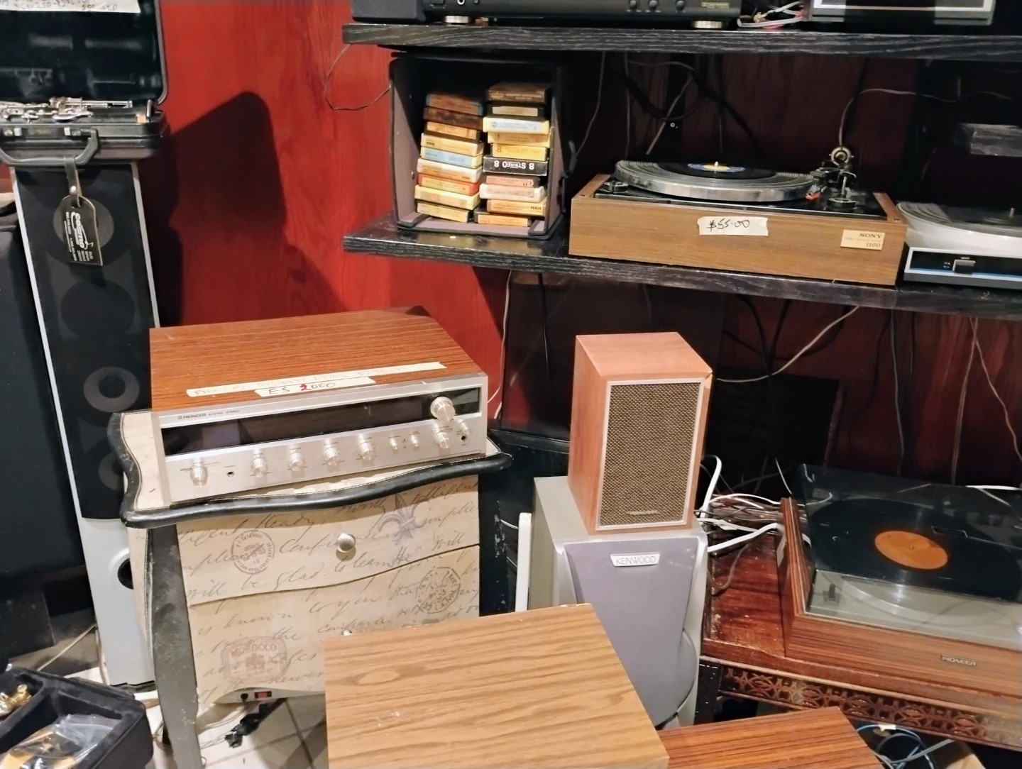 Vintage stereo equipment