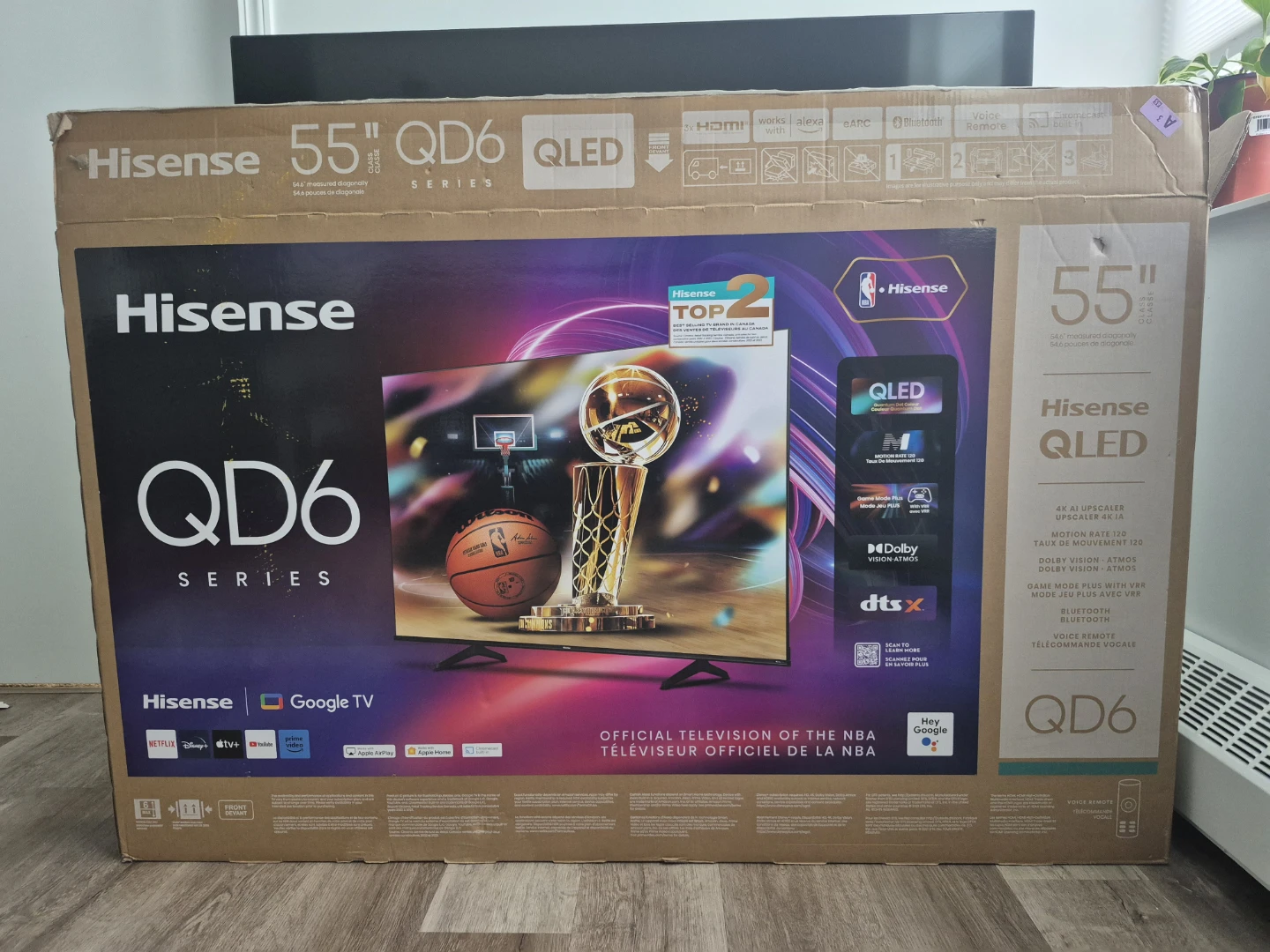 Hisense 55" QD6 QLED TV