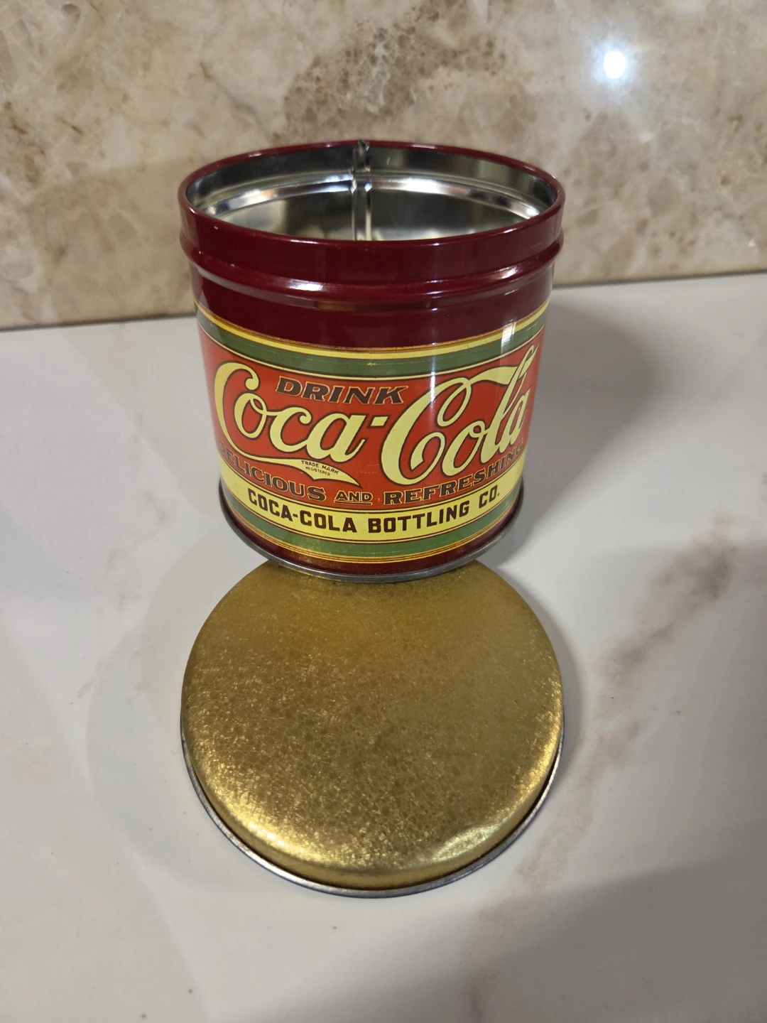 Vintage Coca-Cola Metal Storage Tin - photo 3