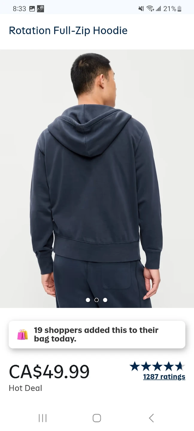 Rotation Full-Zip Hoodie size L - photo 2