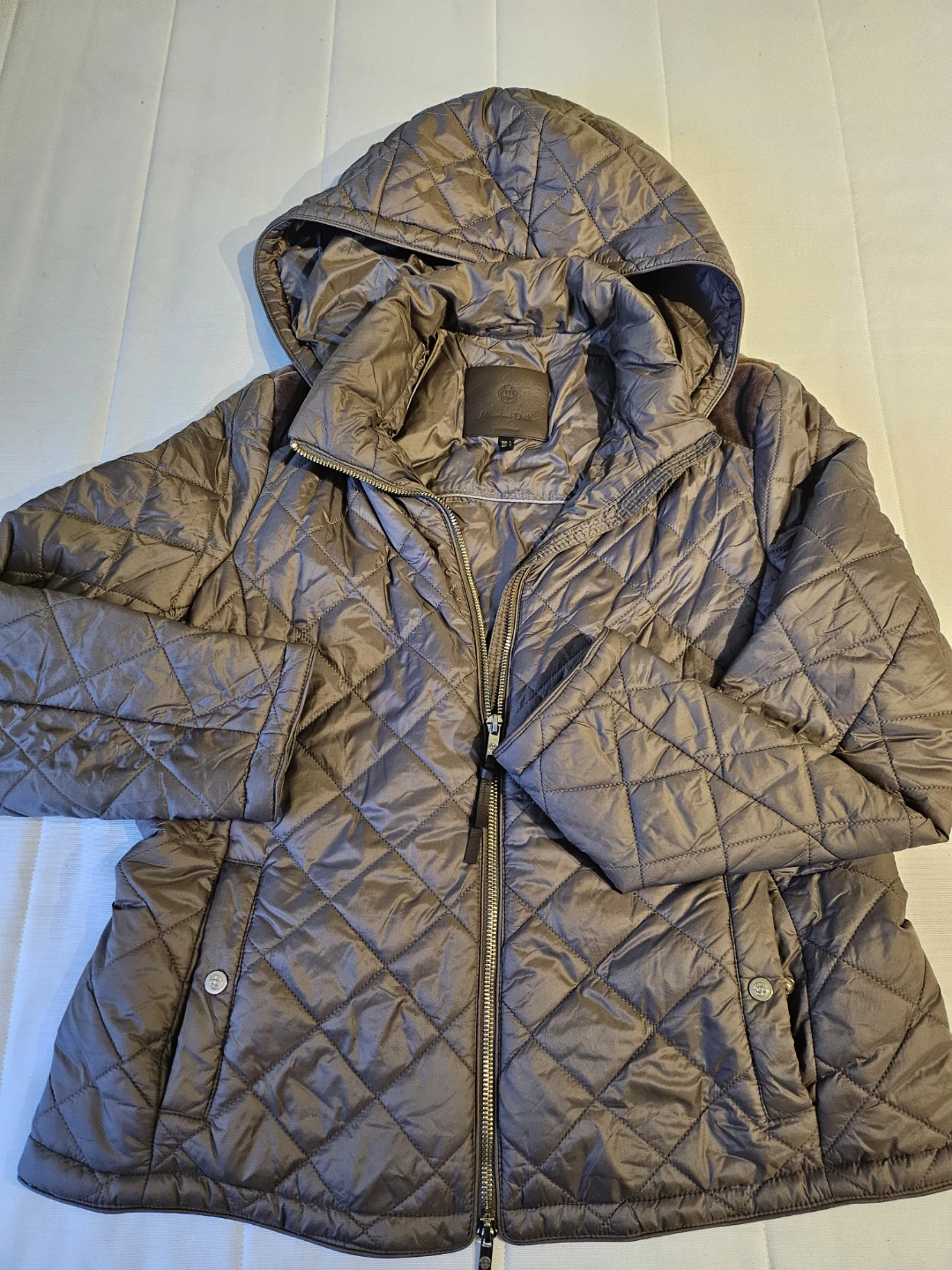 Size s, Massimo Dutti Quilted Hooded Jacket