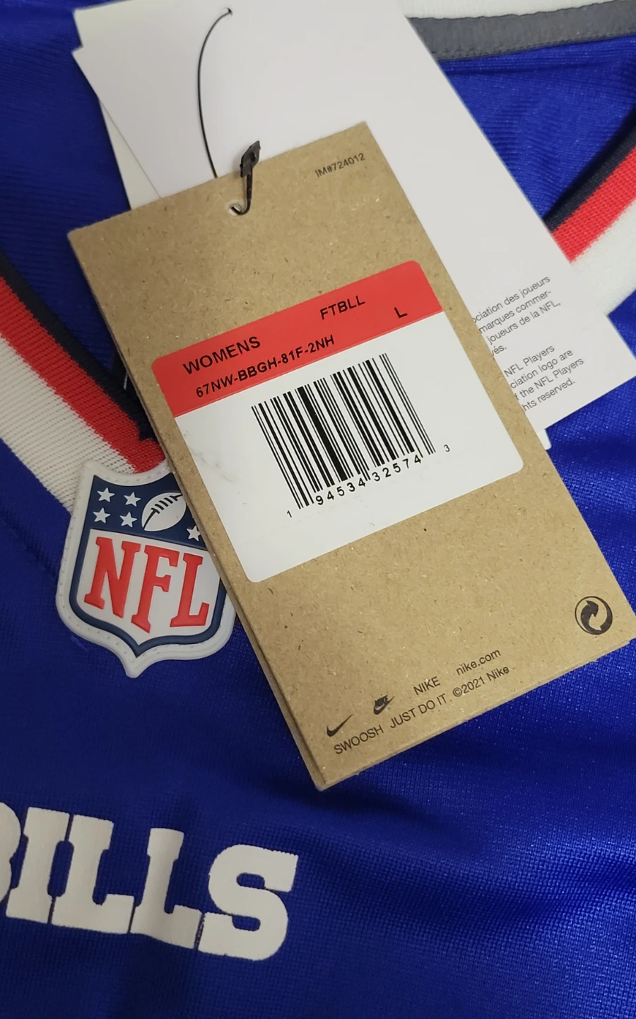 Nike Josh Allen Buffalo Bills Jersey Large Women - photo 2