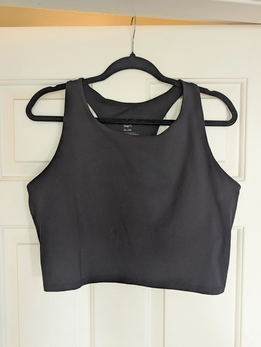 GapFit Racerback Tank Tops - Black and White