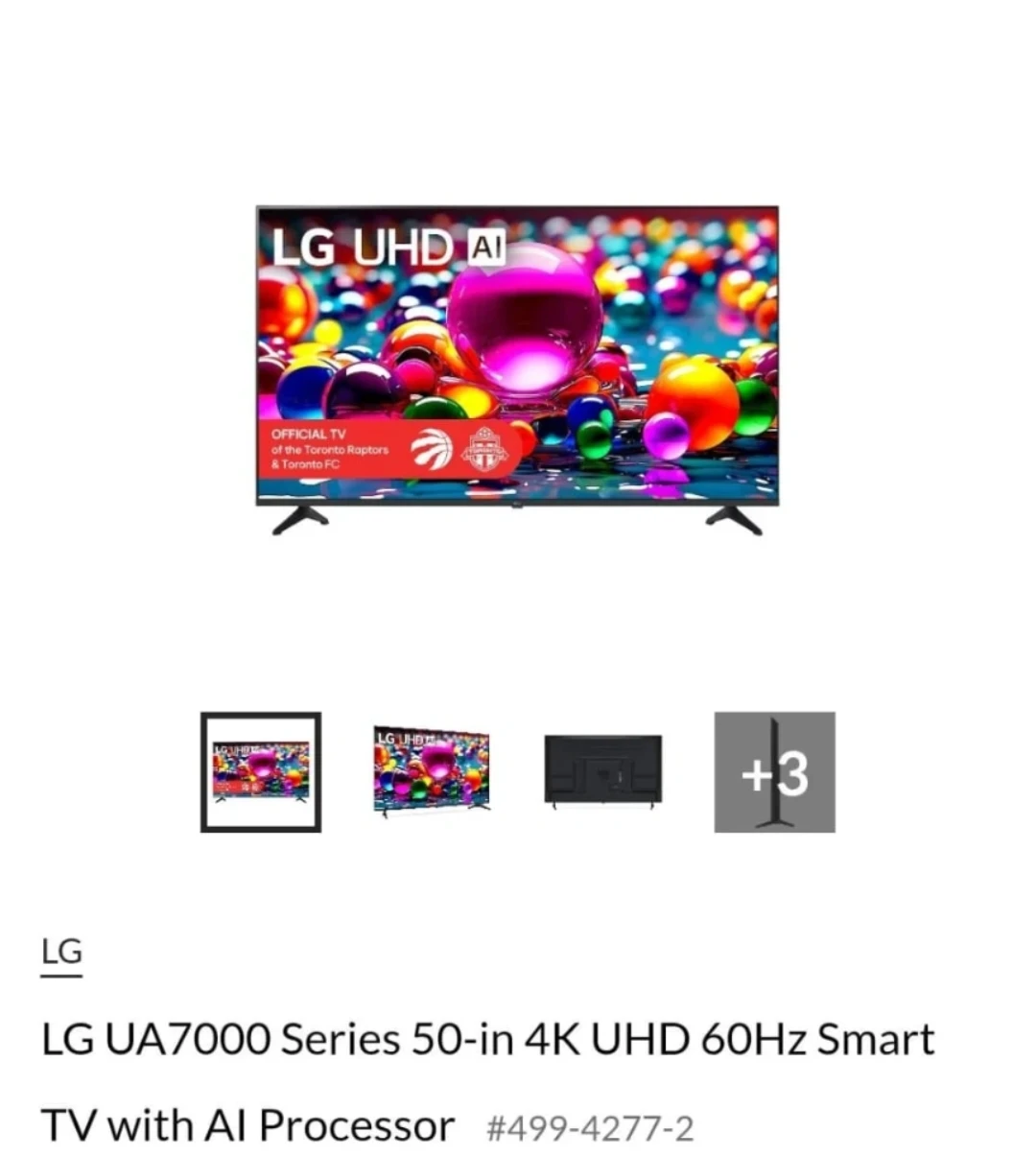 LG UA7000 Series 50-inch 4K UHD Smart TV - photo 4