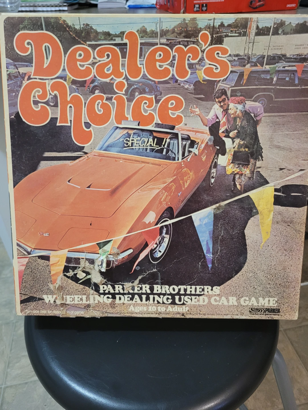 Vintage Parker Brothers Dealer's Choice Board Game