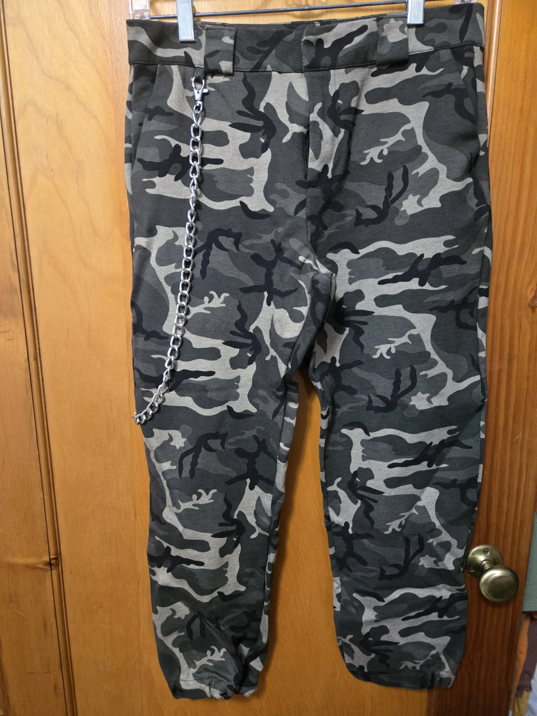 Shinestar Camo Pants with Chain - Size M