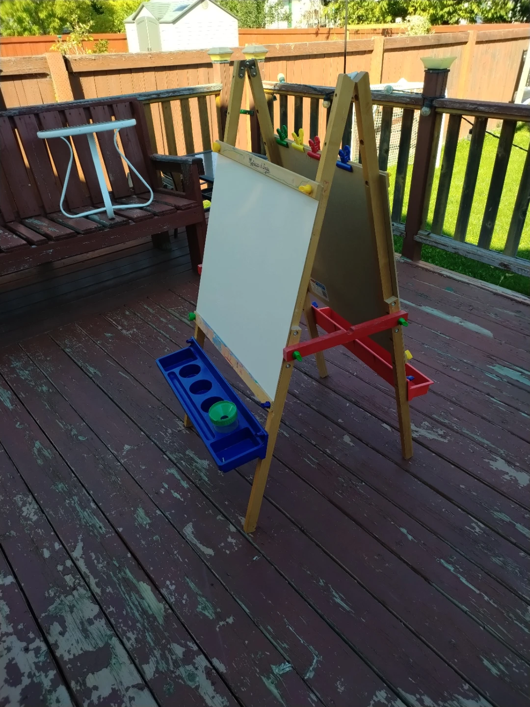 Melissa & Doug Kids Wooden Art Easel