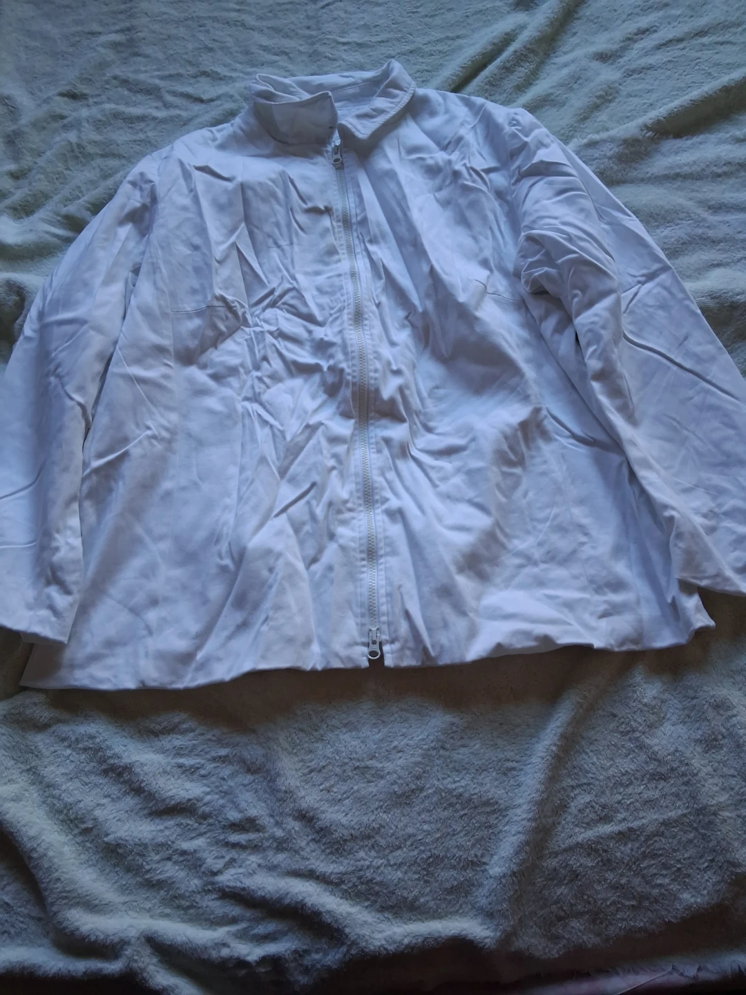Worthington Woman White Zip-Up Jacket - photo 2