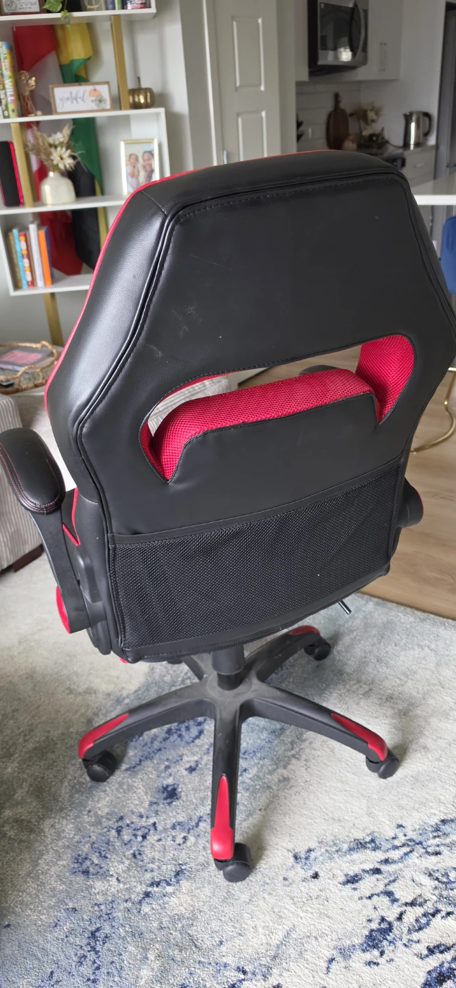 Black and Red Gaming Chair - photo 2