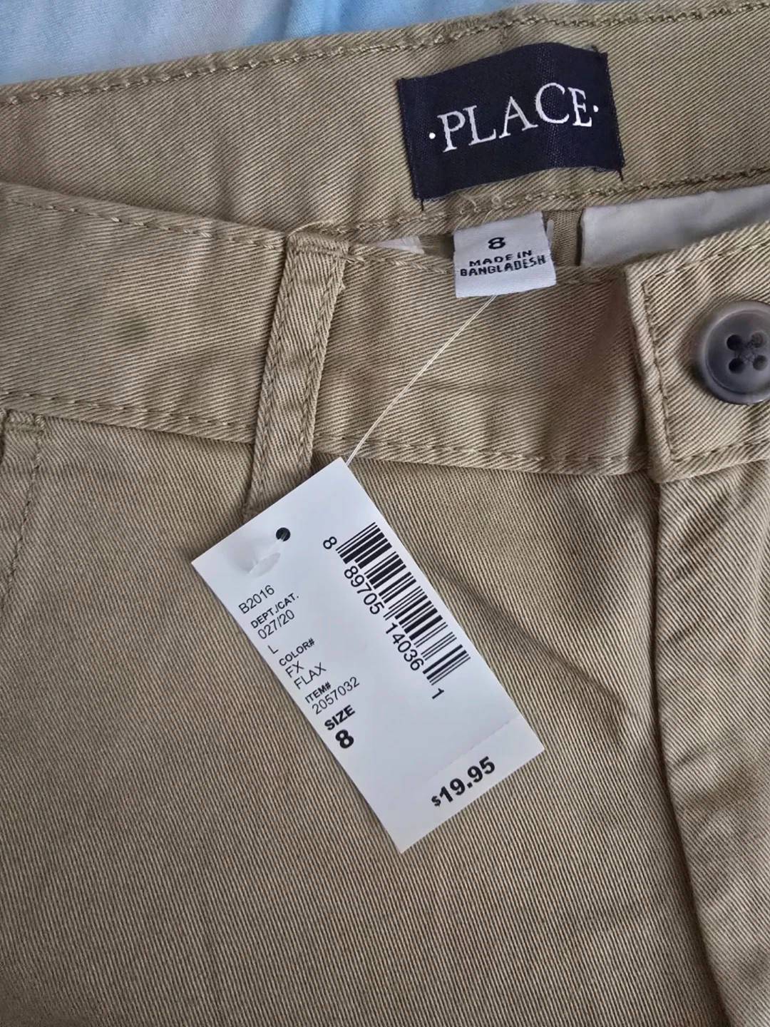 The Children's Place Khaki Chinos Size 8 - photo 2