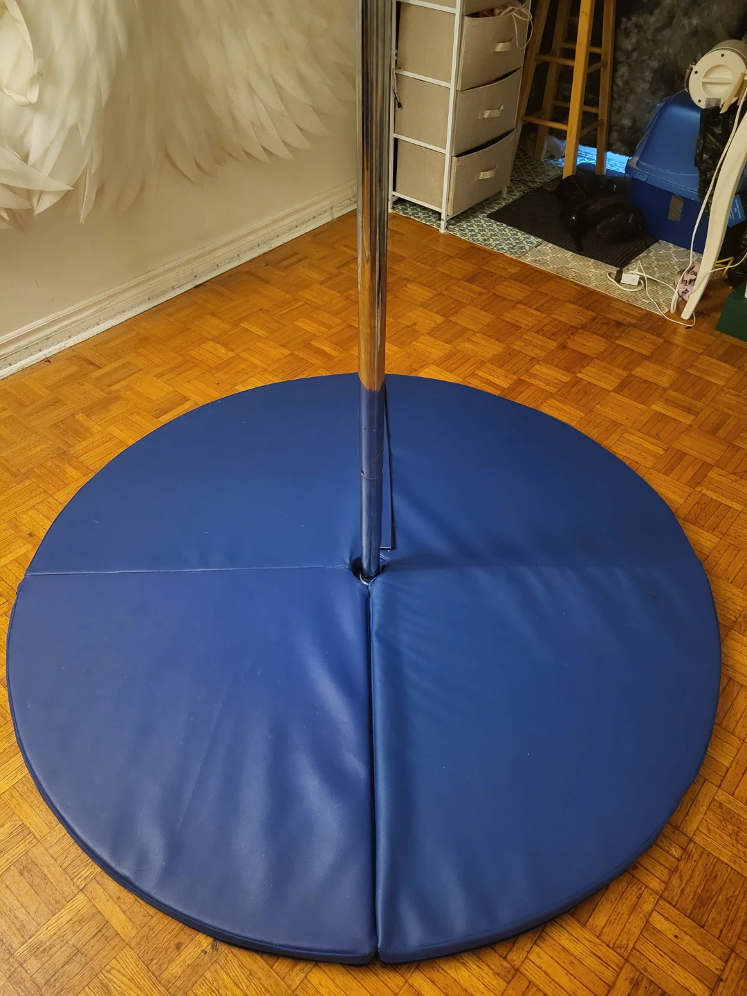 Pole Dance Mat/Pole Dance Crash Mat (Blue)