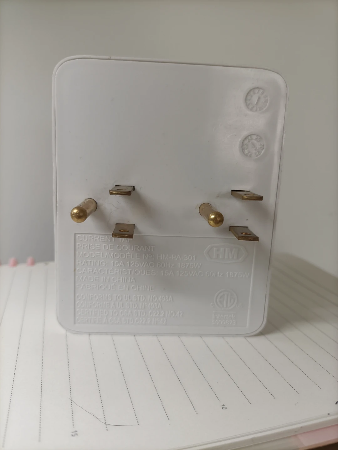 HM 6-Outlet Wall Tap Adapter 🏈 - photo 2