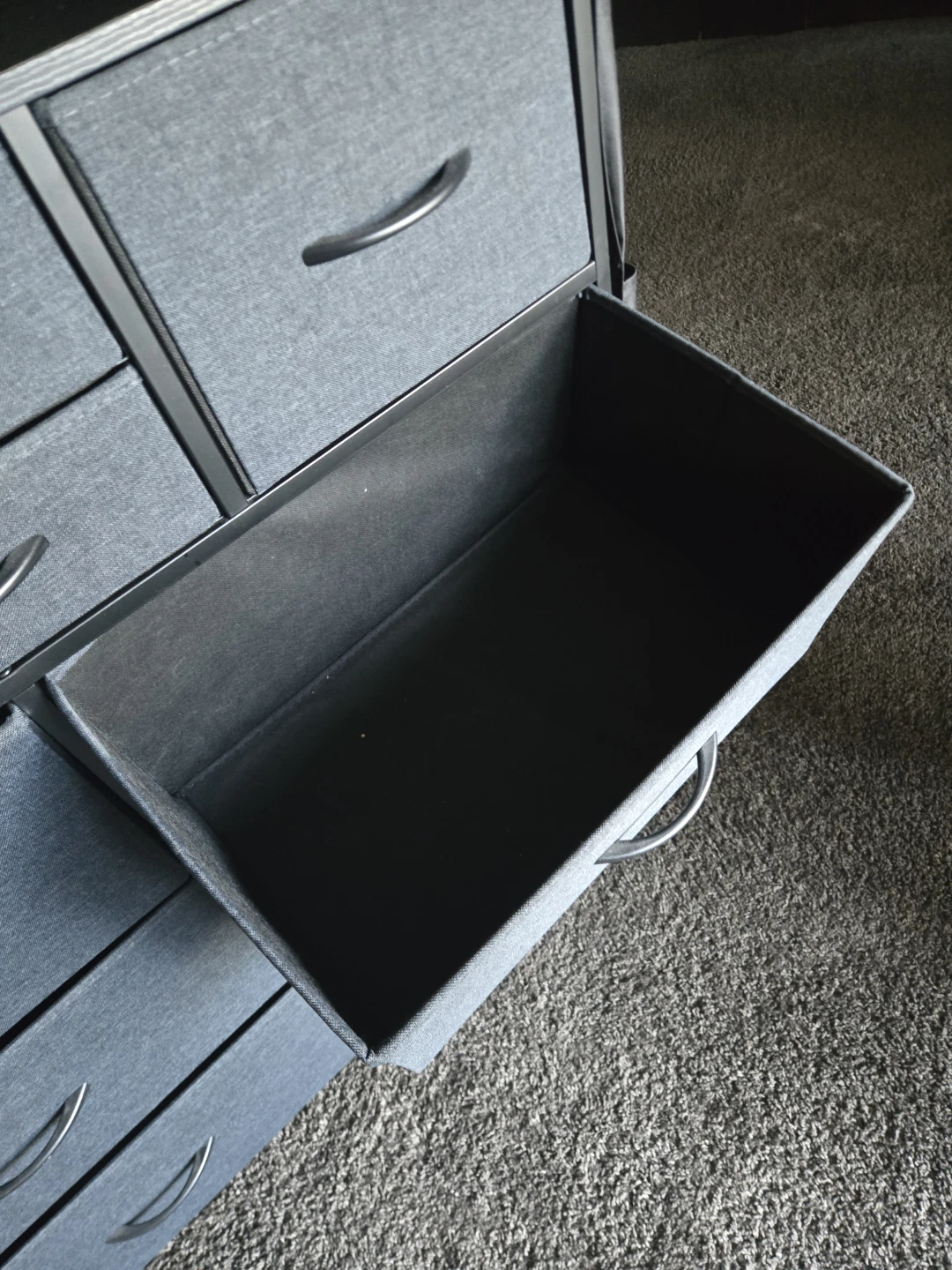 Gray Fabric Drawer Storage Organizer - photo 4