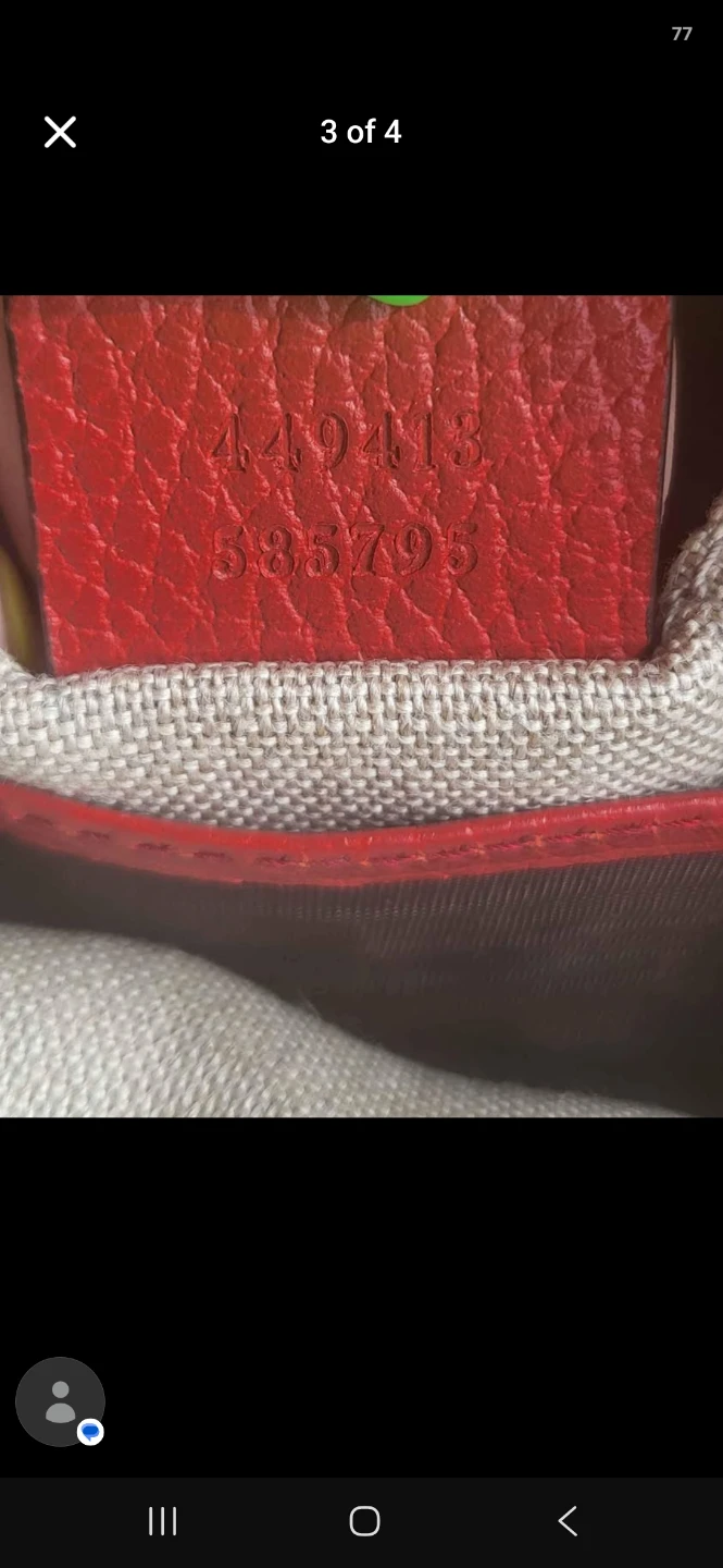 Gucci GG Supreme Red Crossbody Bag - photo 3