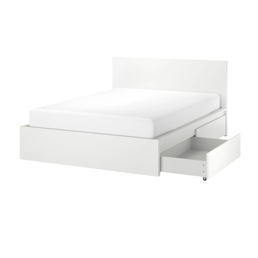 Queen bed frame  (Ikea Malm)
