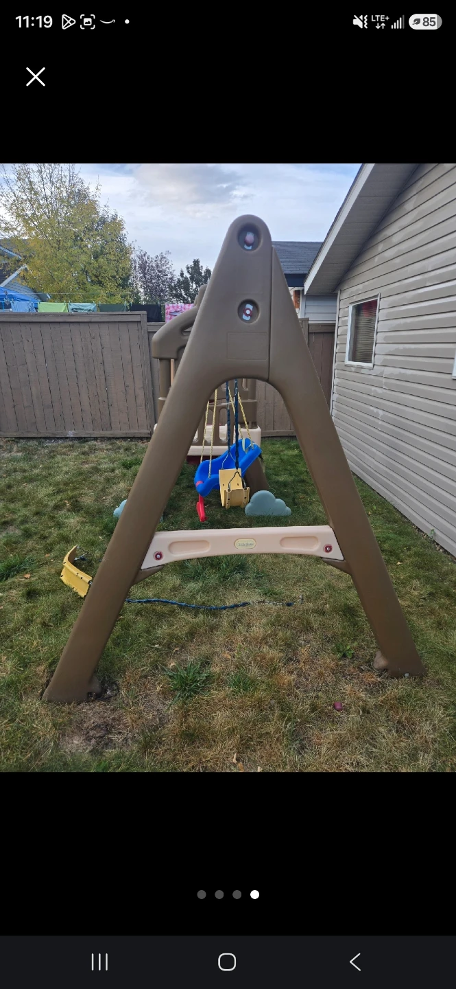 Little Tikes Kids Play Set with Slide & Swings - photo 3