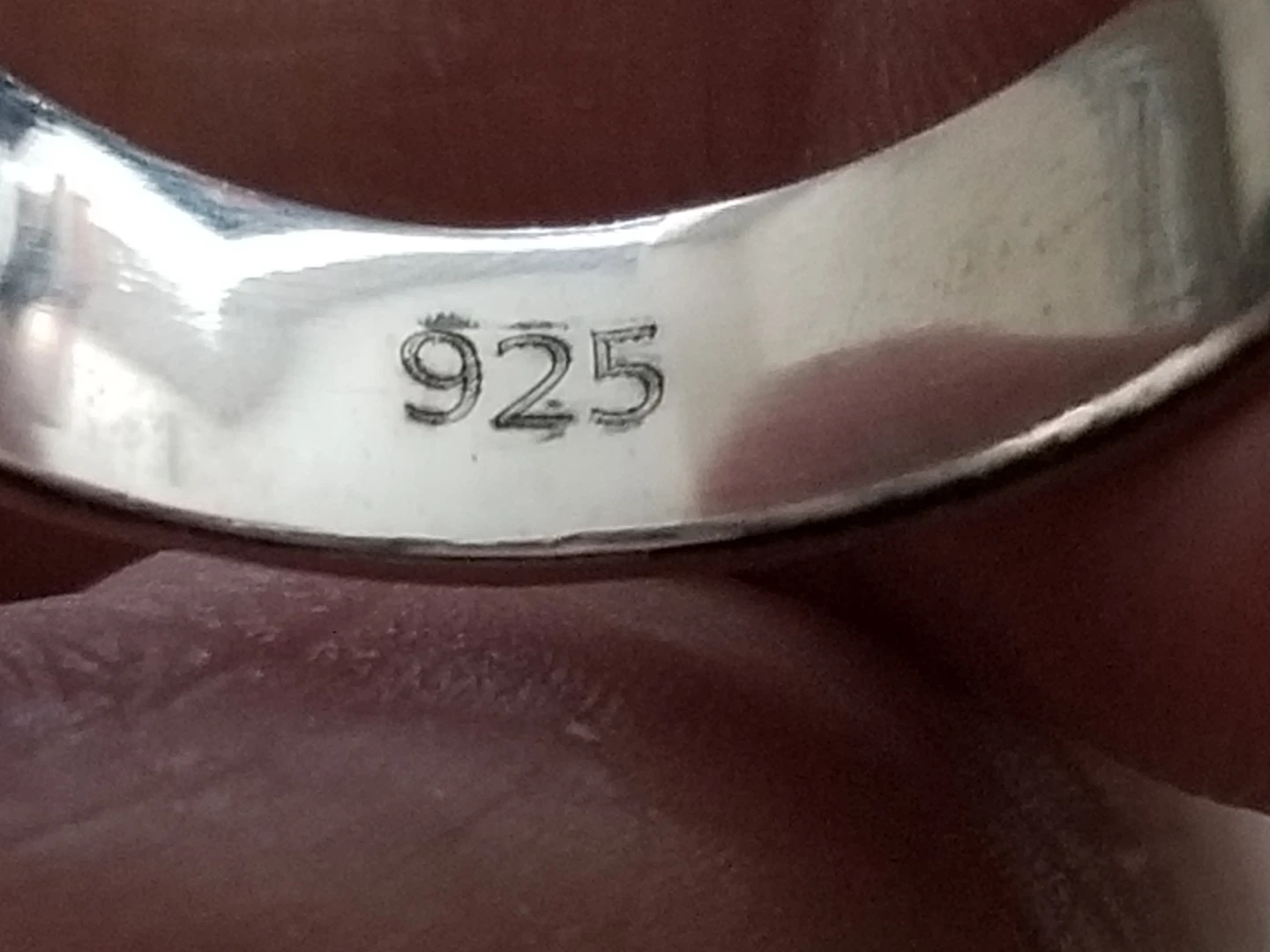 Garnet & moisinite ring 925 stirling silver - photo 2