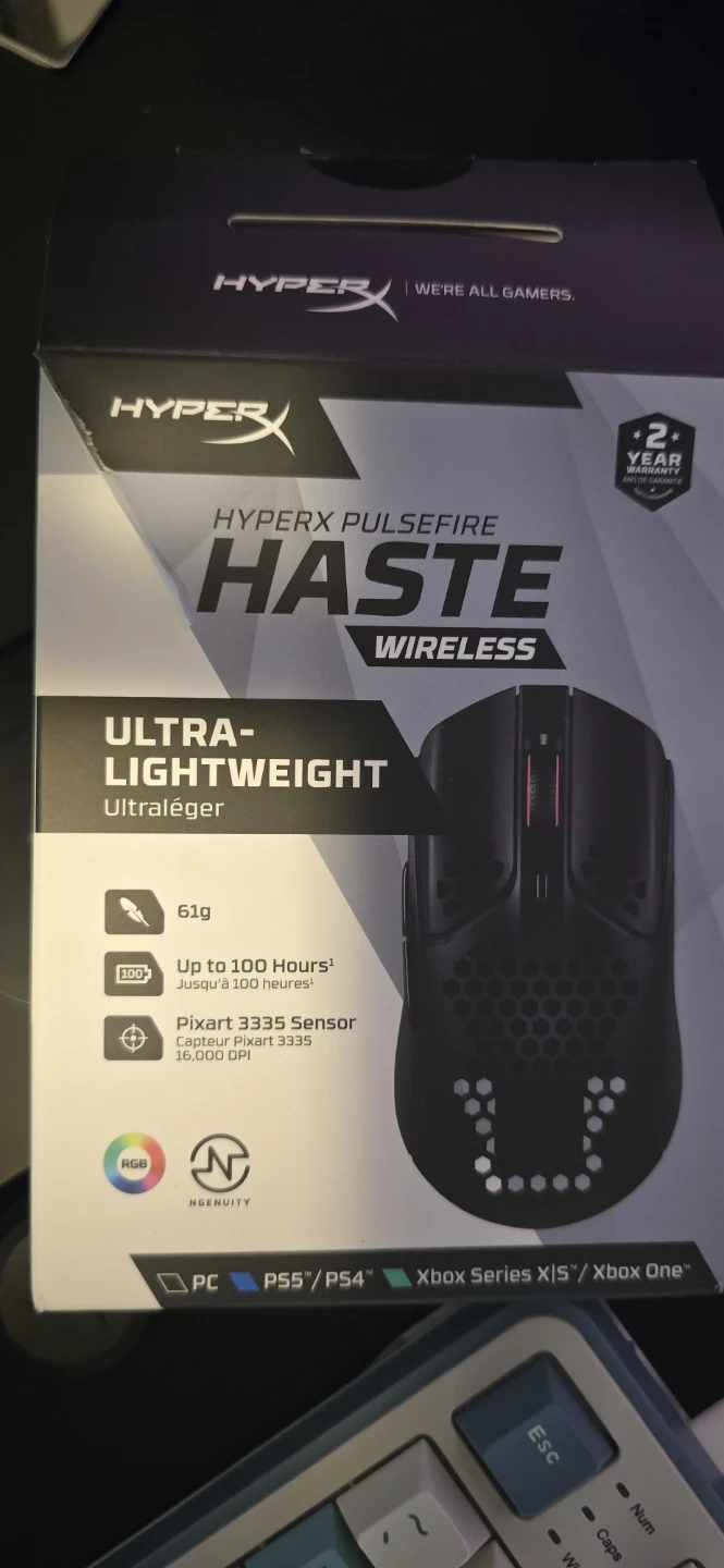 HyperX Pulsefire Haste Wireless Gaming Mouse