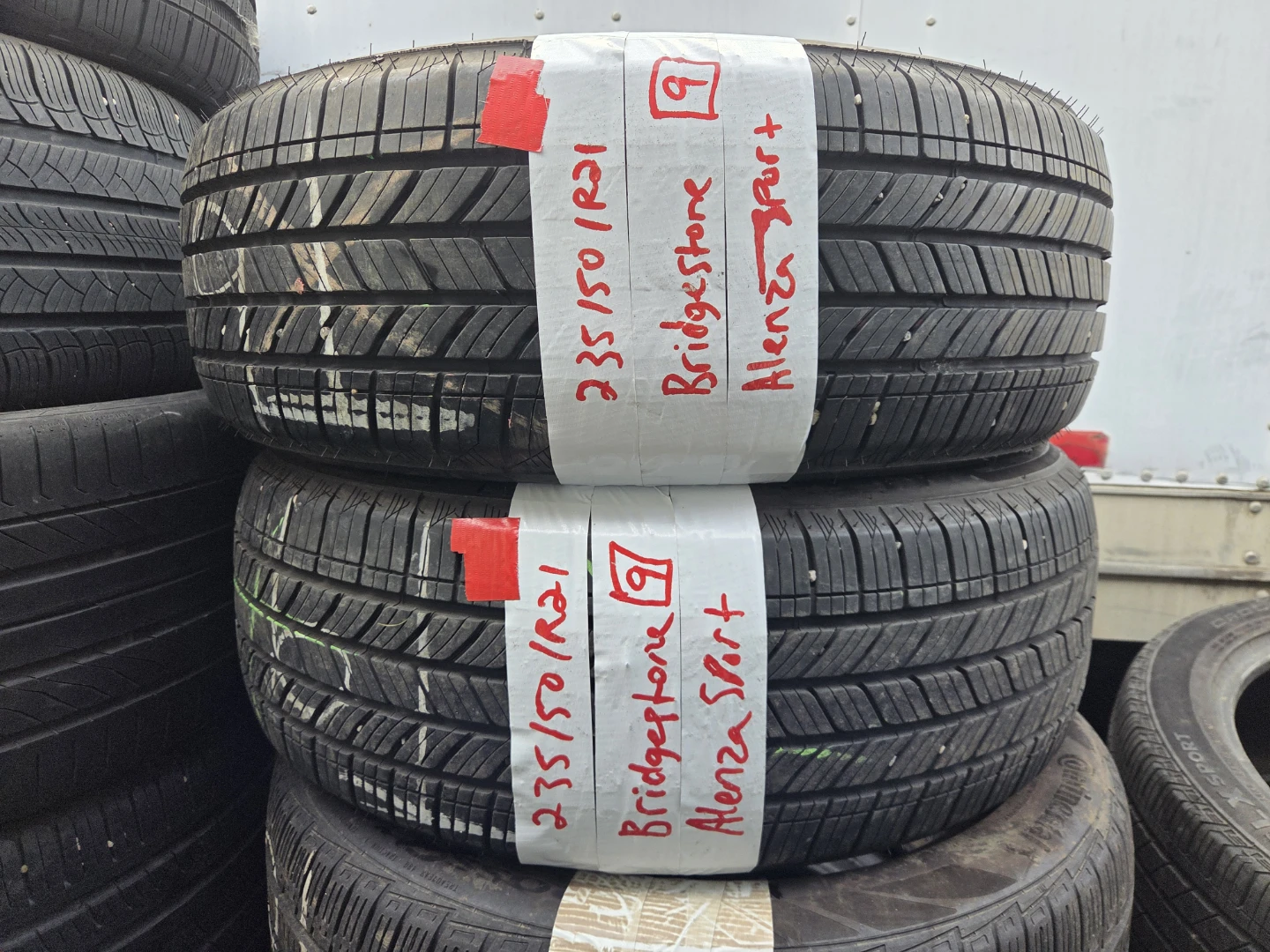 2 Bridgestone Alenza Sport Tires 235/50R21