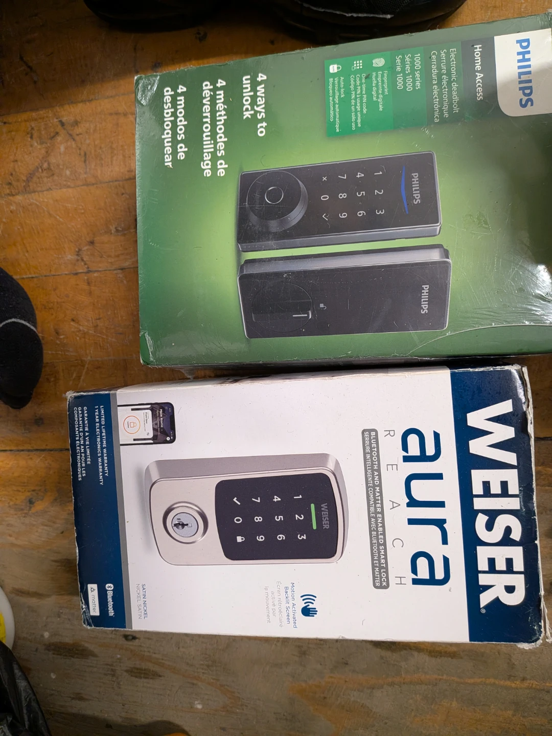 New locks in box