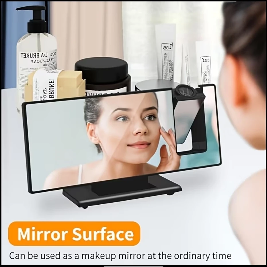 LED Mirror Projection Alarm Clock - photo 5