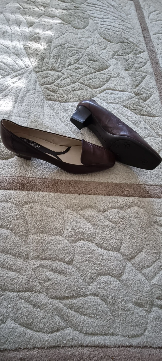 Naturalizer N5 Comfort Brown Loafer Heels - photo 2