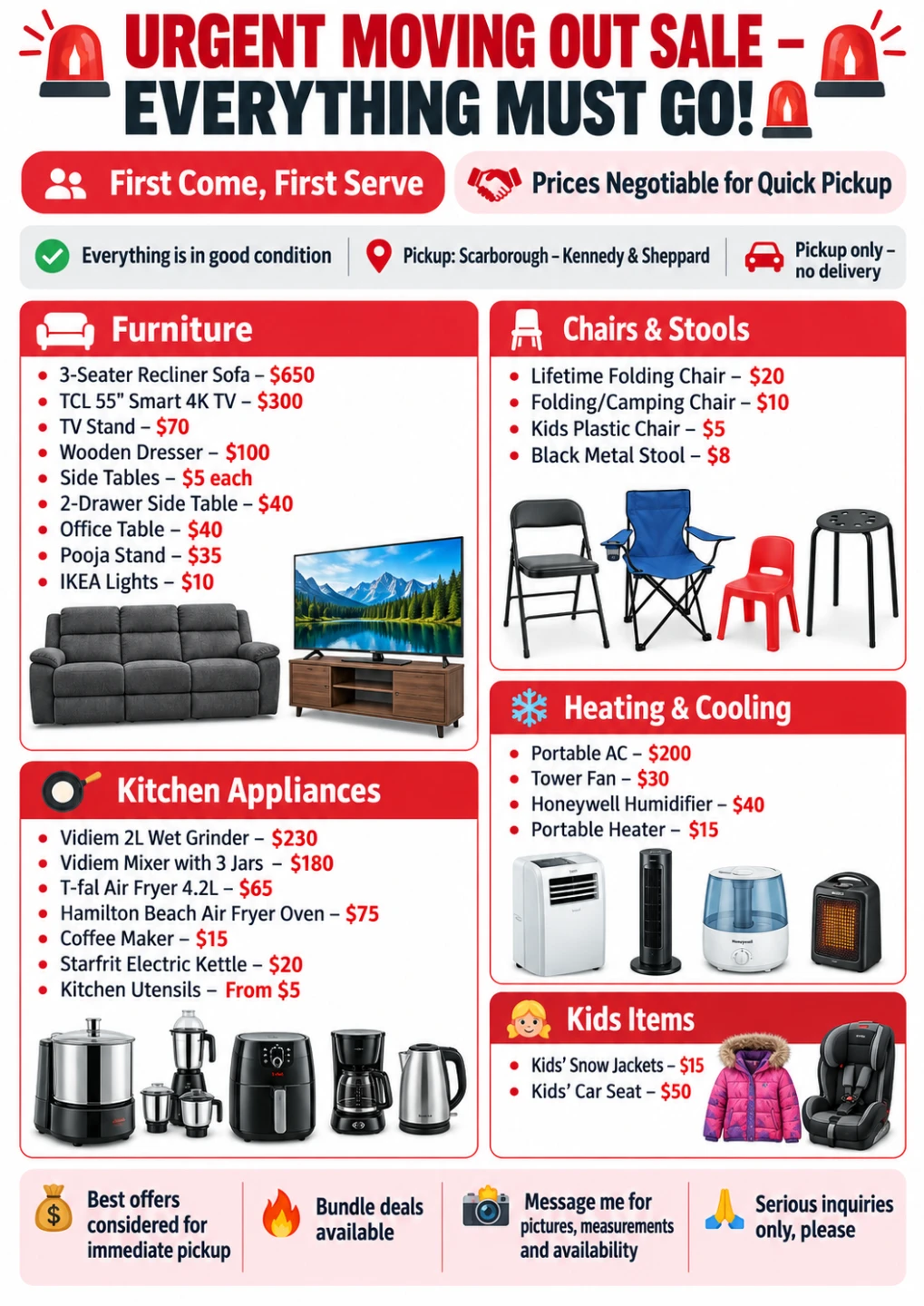 Move out Sale