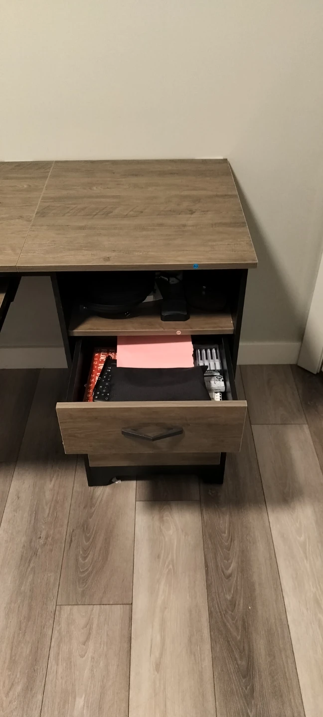 Study/ Computer Table with Storage Drawers - photo 3