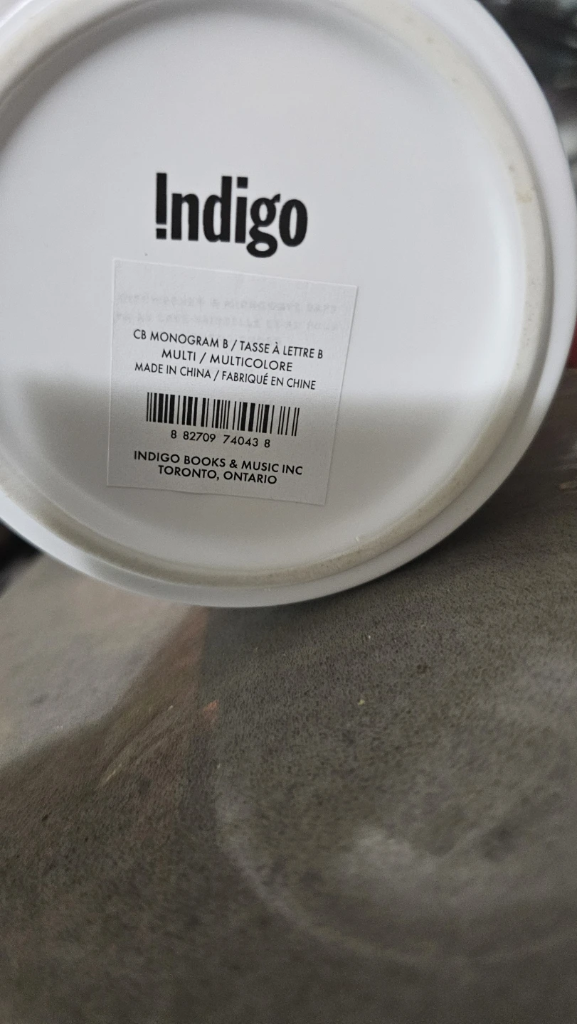 Indigo Monogram B Mug - photo 3