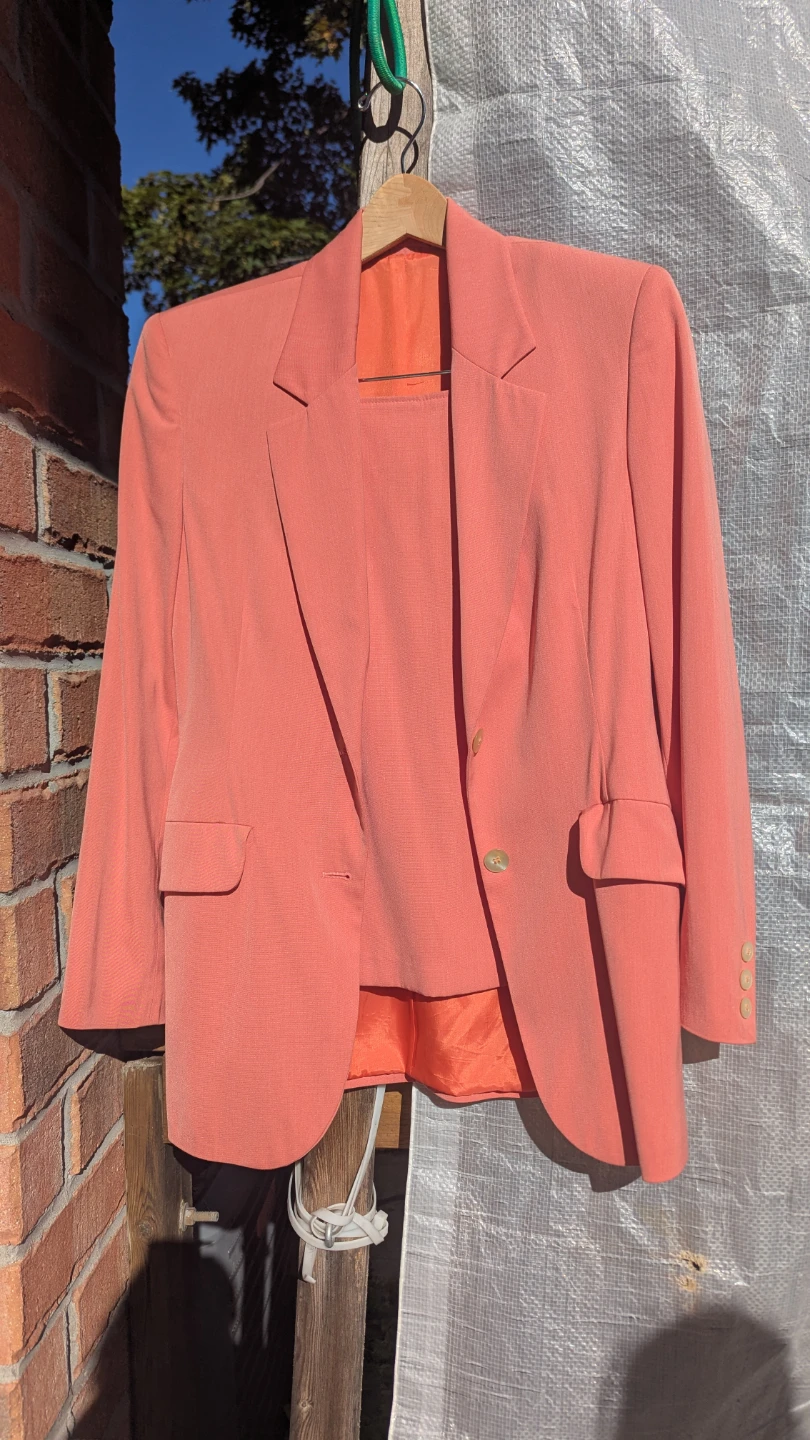 Vintage Women's Two Piece Suit Jacket And Skirt