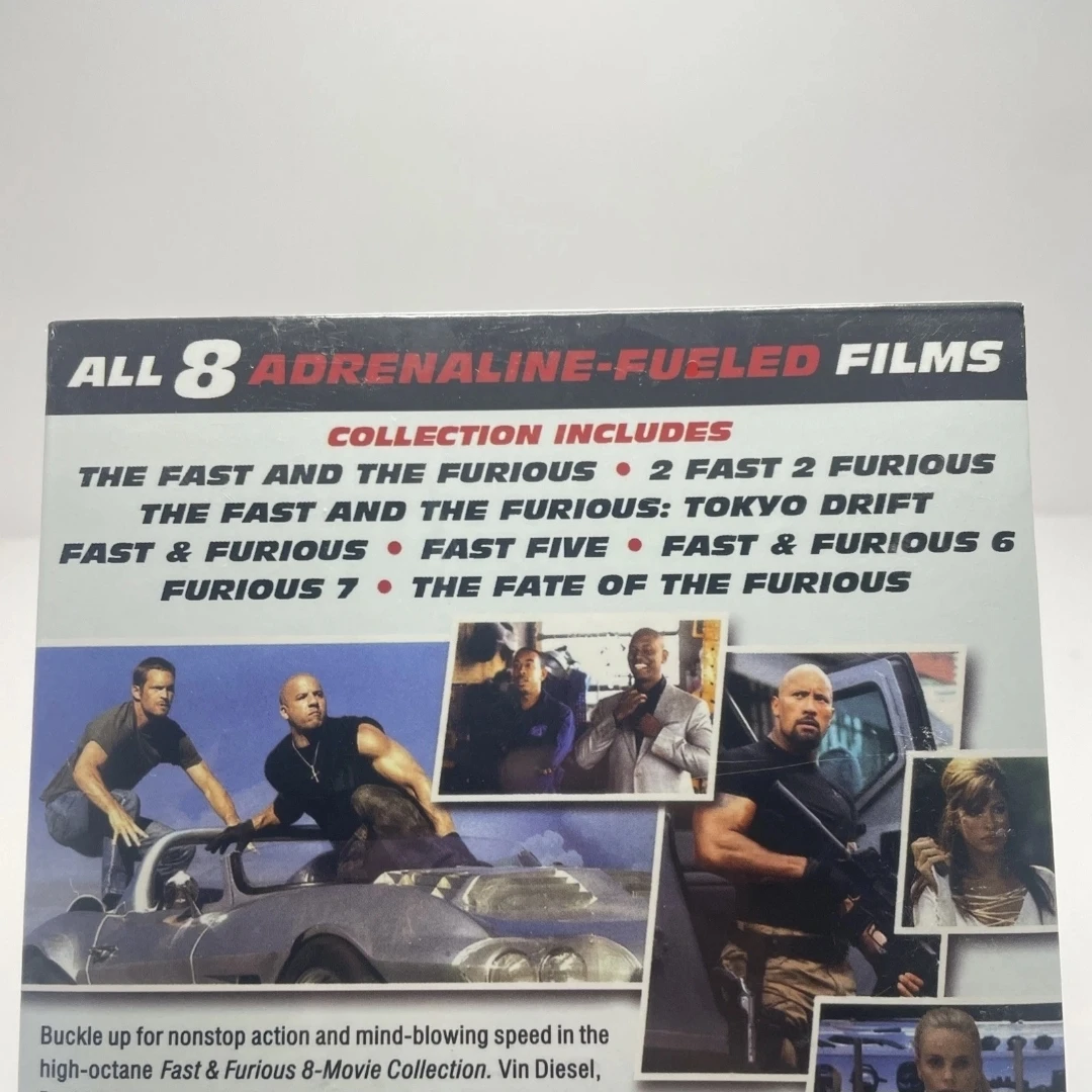 ❤️ Fast & Furious 8-Movie Collection DVD Set - Brand New - photo 3