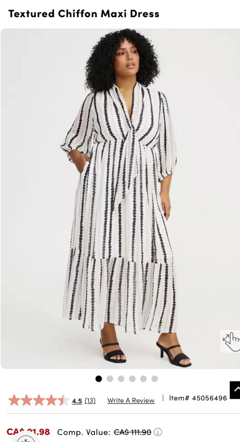 Torrid Textured Chiffon Maxi Dress - photo 3